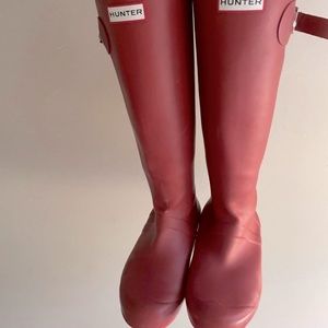 Hunter Rainboots Red Size 6 / EU 37 / UK 4